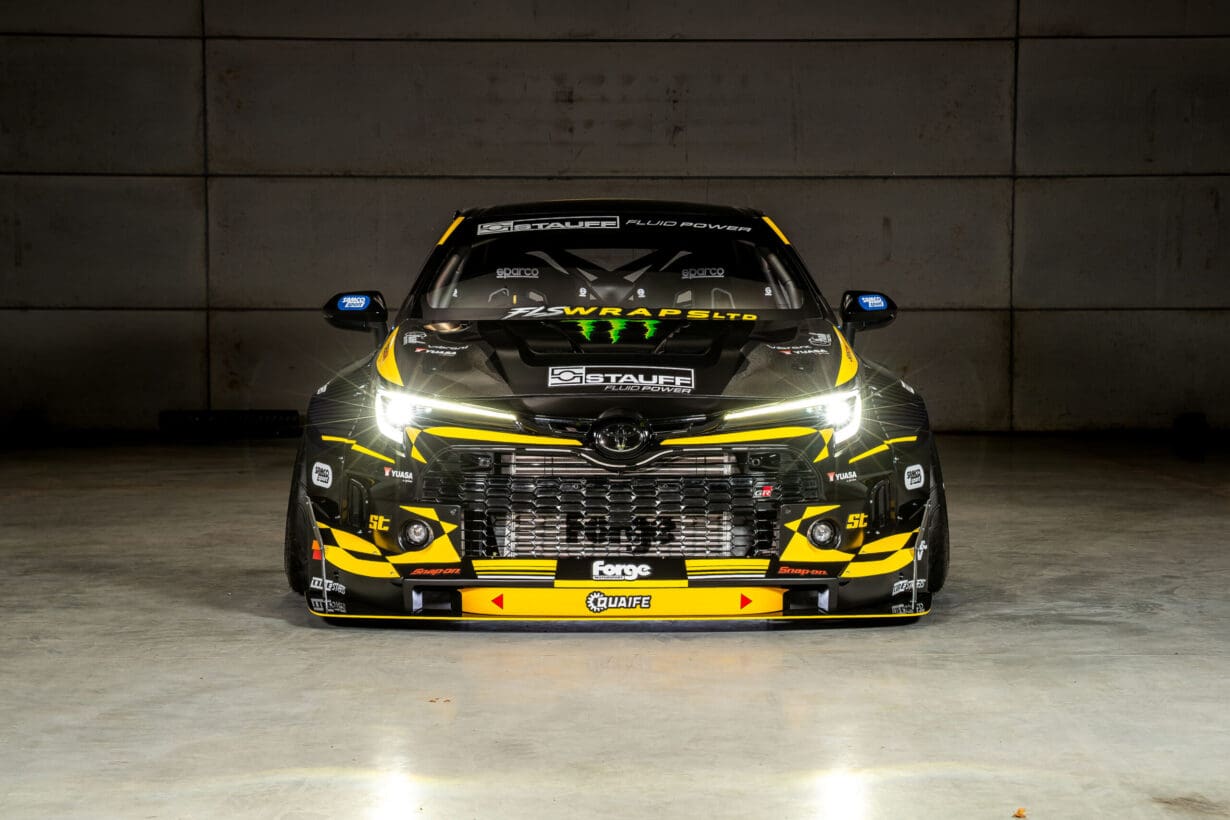 THE COVERS ARE OFF! Baggsy’s Incredible New Toyota GR Corolla Drift Car Is REVEALED!
